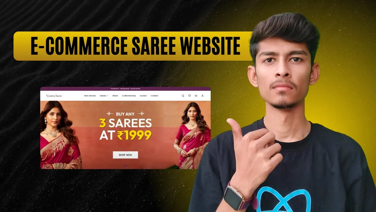 ecommerce website using react-js